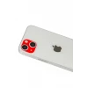 Newface Apple iPhone 13 Rainbow Kamera Lens Koruma Cam - Kırmızı