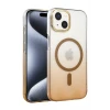 Newface Apple iPhone 14 Glossy Magsafe Kapak - Çöl Titanyum
