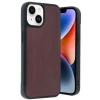 Newface Apple iPhone 14 Kılıf Aras Deri Kapak - Bordo