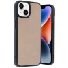 Newface Apple iPhone 14 Kılıf Aras Deri Kapak - Pudra