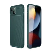 Newface Apple iPhone 14 Kılıf Auto Focus Karbon Kapak - Koyu Yeşil