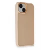 Newface Apple iPhone 14 Kılıf Elegant Kapak - Pudra