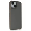 Newface Apple iPhone 14 Kılıf Elegant Kapak - Titan Gri