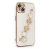 Newface Apple iPhone 14 Kılıf Esila Silikon - Beyaz
