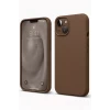Newface Apple iPhone 14 Kılıf First Silikon - Kahverengi