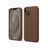 Newface Apple iPhone 14 Kılıf First Silikon - Kahverengi