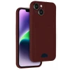 Newface Apple iPhone 14 Kılıf Kelvin Kartvizitli Silikon - Bordo