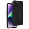 Newface Apple iPhone 14 Kılıf Kelvin Kartvizitli Silikon - Siyah