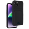 Newface Apple iPhone 14 Kılıf Kelvin Kartvizitli Silikon - Siyah