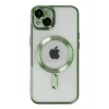 Newface Apple iPhone 14 Kılıf Kross Magneticsafe Kapak - Koyu Yeşil
