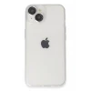 Newface Apple iPhone 14 Kılıf Luko Lens Silikon - Gümüş