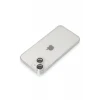 Newface Apple iPhone 14 Kılıf Luko Lens Silikon - Gümüş