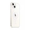 Newface Apple iPhone 14 Kılıf Magneticsafe Şeffaf Silikon - Şeffaf