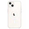 Newface Apple iPhone 14 Kılıf Magneticsafe Şeffaf Silikon - Şeffaf