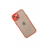 Newface Apple iPhone 14 Kılıf Montreal Silikon Kapak - Kırmızı