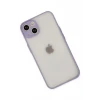 Newface Apple iPhone 14 Kılıf Montreal Silikon Kapak - Mor