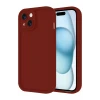 Newface Apple iPhone 14 Kılıf Viera Silikon - Bordo
