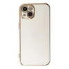 Newface Apple iPhone 14 Kılıf Volet Silikon - Beyaz
