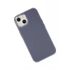Newface Apple iPhone 14 Plus Kılıf Asya Deri Silikon - Mor