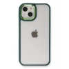 Newface Apple iPhone 14 Plus Kılıf Dora Kapak - Haki Yeşil