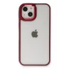 Newface Apple iPhone 14 Plus Kılıf Dora Kapak - Kırmızı