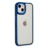 Newface Apple iPhone 14 Plus Kılıf Dora Kapak - Mavi