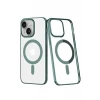 Newface Apple iPhone 14 Plus Kılıf Element Magneticsafe Sert Kapak - Köknar Yeşili