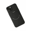 Newface Apple iPhone 14 Plus Kılıf Jack Magneticsafe Lens Silikon - Siyah