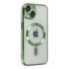 Newface Apple iPhone 14 Plus Kılıf Kross Magneticsafe Kapak - Koyu Yeşil