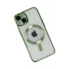Newface Apple iPhone 14 Plus Kılıf Kross Magneticsafe Kapak - Koyu Yeşil