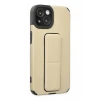 Newface Apple iPhone 14 Plus Kılıf Mega Standlı Silikon - Gold