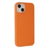 Newface Apple iPhone 14 Plus Kılıf Nano içi Kadife Silikon - Turuncu