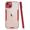 Newface Apple iPhone 14 Plus Kılıf Platin Silikon - Kırmızı