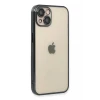 Newface Apple iPhone 14 Plus Kılıf Razer Lensli Silikon - Siyah