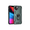 Newface Apple iPhone 14 Plus Kılıf Sofya Yüzüklü Silikon Kapak - Yeşil