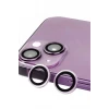 Newface Apple iPhone 14 Plus Raze Metal Kamera Lens - Mor