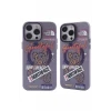Newface Apple iPhone 14 Pro Kılıf Apollo Magneticsafe Desenli Kapak - Apollo Mor - 2