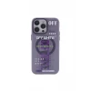 Newface Apple iPhone 14 Pro Kılıf Apollo Magneticsafe Desenli Kapak - Apollo Mor - 3