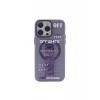 Newface Apple iPhone 14 Pro Kılıf Apollo Magneticsafe Desenli Kapak - Apollo Mor - 3