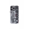 Newface Apple iPhone 14 Pro Kılıf Apollo Magneticsafe Desenli Kapak - Apollo Şeffaf - 1
