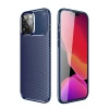 Newface Apple iPhone 14 Pro Kılıf Auto Focus Karbon Kapak - Lacivert