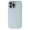 Newface Apple iPhone 14 Pro Kılıf Coco Deri Silikon Kapak - Sky Blue