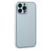 Newface Apple iPhone 14 Pro Kılıf Coco Deri Silikon Kapak - Sky Blue