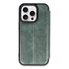 Newface Apple iPhone 14 Pro Kılıf Flip Cover - Koyu Yeşil