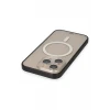 Newface Apple iPhone 14 Pro Kılıf Grand Magneticsafe Kapak - Siyah