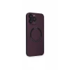 Newface Apple iPhone 14 Pro Kılıf Jack Magneticsafe Lens Silikon - Mürdüm