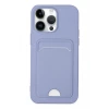 Newface Apple iPhone 14 Pro Kılıf Kelvin Kartvizitli Silikon - Lila