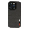 Newface Apple iPhone 14 Pro Kılıf Loop Deri Silikon - Siyah