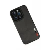 Newface Apple iPhone 14 Pro Kılıf Loop Deri Silikon - Siyah