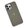Newface Apple iPhone 14 Pro Kılıf Pc Sert Şeffaf Kapak - Siyah